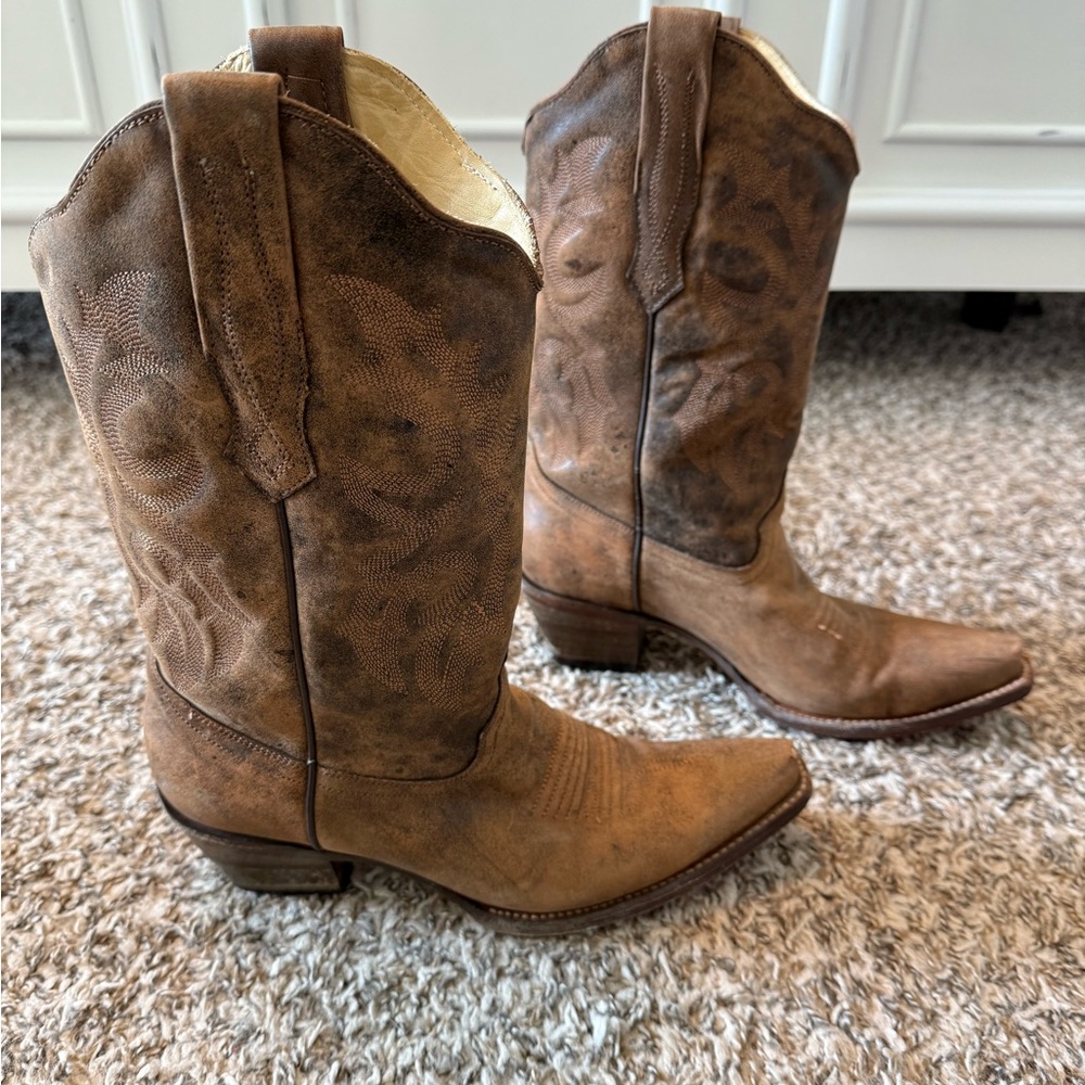 Corral Brown Western Cowboy Boots
